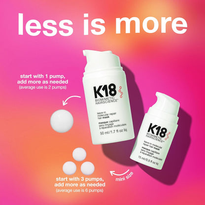 full-size leave-in molecular repair hair mask